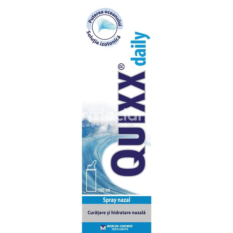 Decongestionant nazal - Quixx Daily spray nazal x 100ml, farmaciamea.ro