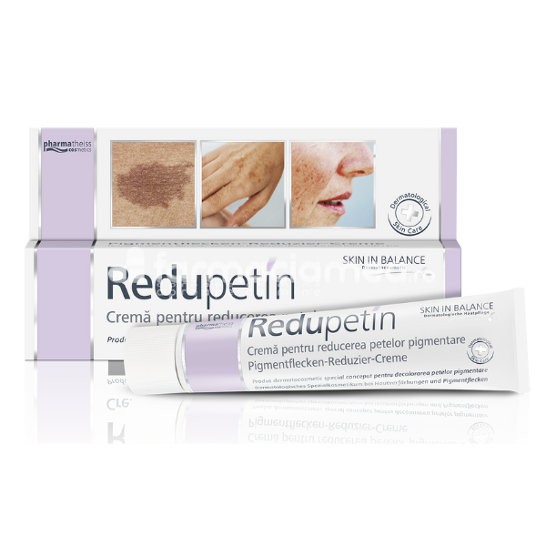 Îngrijire ten - Redupetin crema pentru pete pigmentare, 20 ml, Zdrovit, farmaciamea.ro
