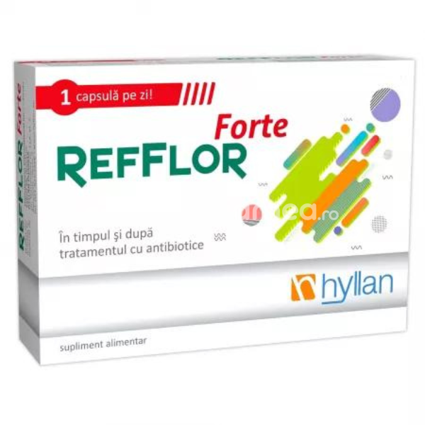 Probiotice - Refflor Forte Adulti, 10cps, Hyllan , farmaciamea.ro