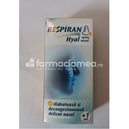 Decongestionant nazal - Respiran Hyal spray nazal decongestionant, 20 ml, Fiterman Pharma, farmaciamea.ro