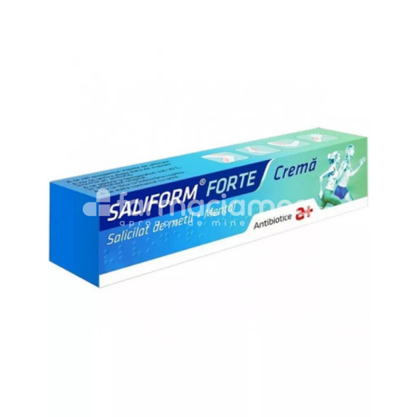 Durere OTC - Saliform Forte 150 mg/100mg/g crema 50g, Antibiotice, farmaciamea.ro