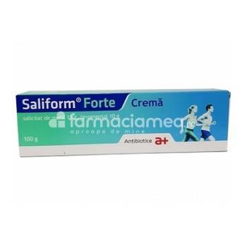 Durere OTC - Saliform Forte 150 mg/100mg/g crema 100g, Antibiotice, farmaciamea.ro