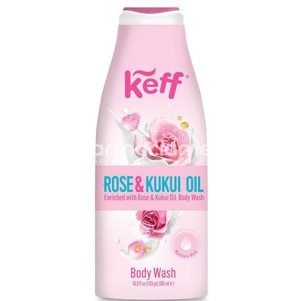 Îngrijire corp - Gel de Dus cu Ulei de Trandafir si Kukui, Sano Keff Rose& Kukui Oil Body Wash, 500 ml, farmaciamea.ro