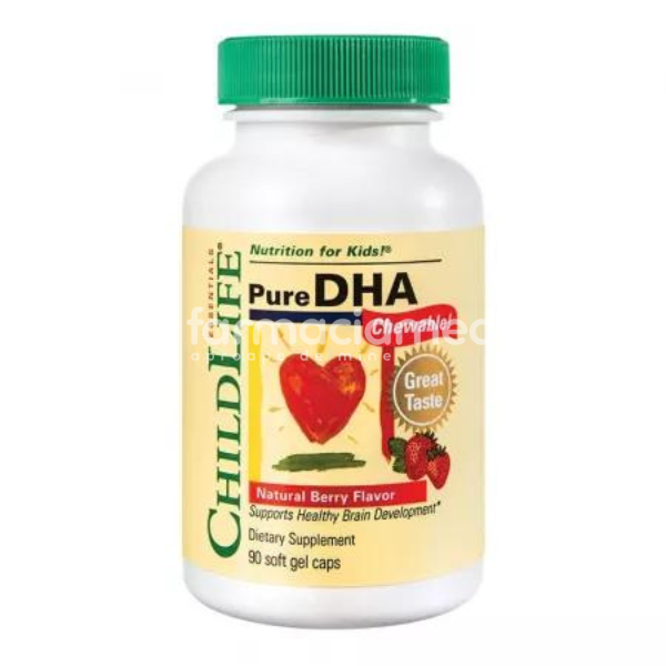 Imunitate - Pure DHA Childlife Essentials, 90 capsule, Secom, farmaciamea.ro