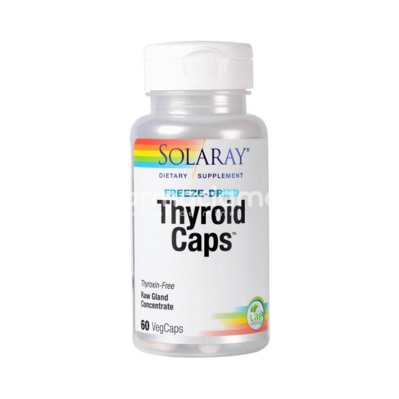 Minerale și vitamine - Thyroid Caps, sustine functionarea normala a glandei tiroide, 60 capsule, Secom, farmaciamea.ro