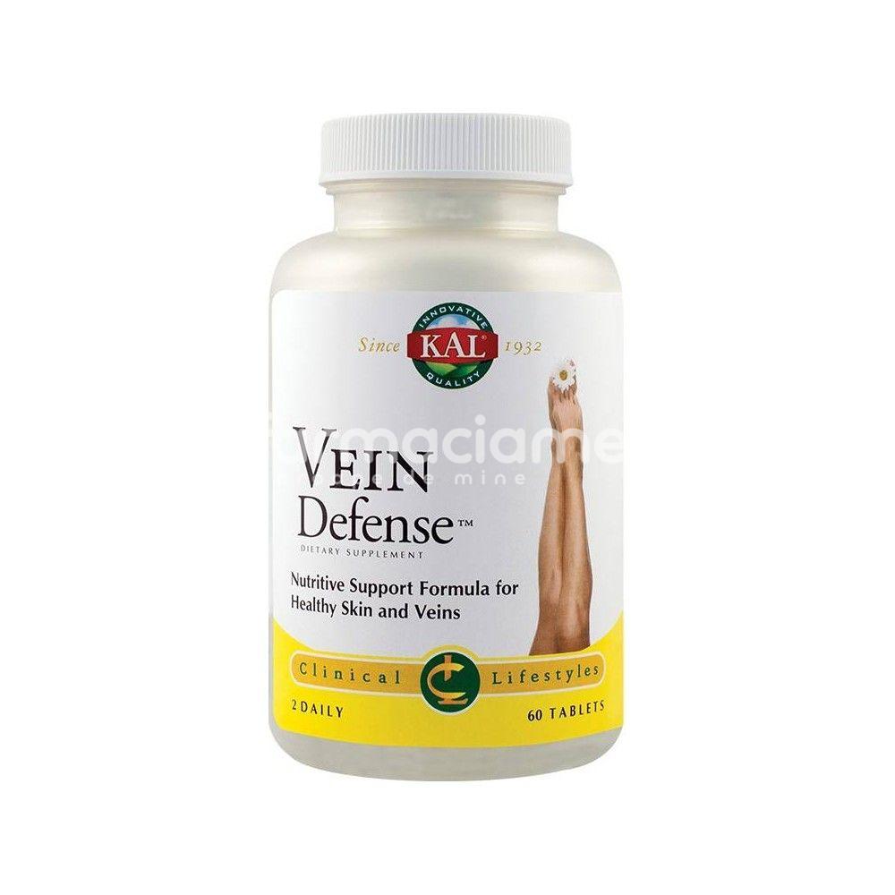 Varice și picioare grele - Vein defense - sistem circulator, sustine circulatia venoasa normala, 30 tablete, Secom, farmaciamea.ro