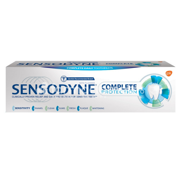 Pastă dinţi - Sensodyne Pasta de dinti Complete Protection, 75 ml, Gsk, farmaciamea.ro