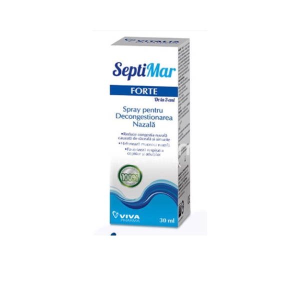 Sinusuri - Septimar forte apa de mare hipertona spray, 30ml, Viva Pharma, farmaciamea.ro