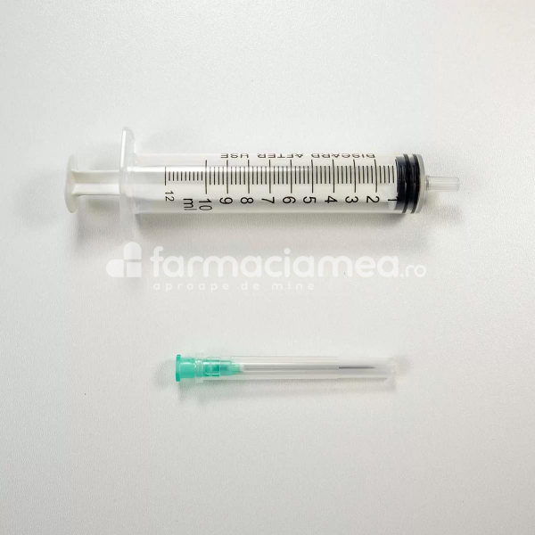 Consumabile medicale - Seringa 10ml cu ac, Euromed, farmaciamea.ro