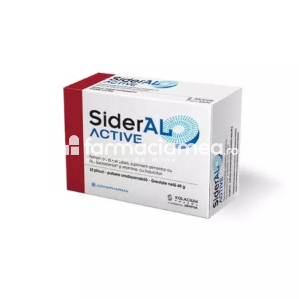 Minerale și vitamine - Sideral Activ, 30 plicuri orodispersabile Solacium , farmaciamea.ro