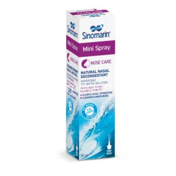 Decongestionant nazal - Spray decongestionant nazal Sinomarin Mini, 30 ml, Gerolymatos International, farmaciamea.ro