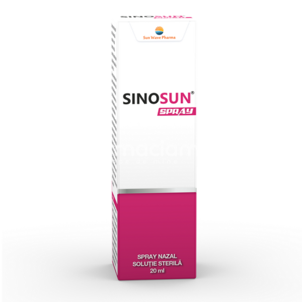 Decongestionant nazal - Sinosun spray, 20ml, Sun Wave Pharma, farmaciamea.ro