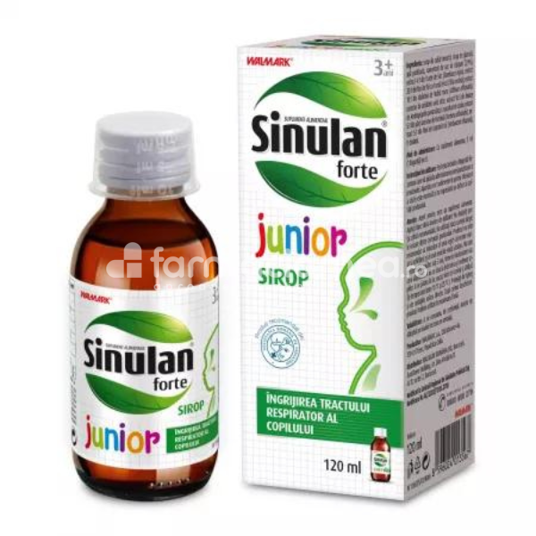Gripă și răceală copii - Sinulan Forte Junior Sirop, 120 ml Walmark, farmaciamea.ro