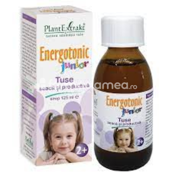 Tuse - Sirop Energotonic Junior Tuse, 125 ml, Plant Extrakt, farmaciamea.ro