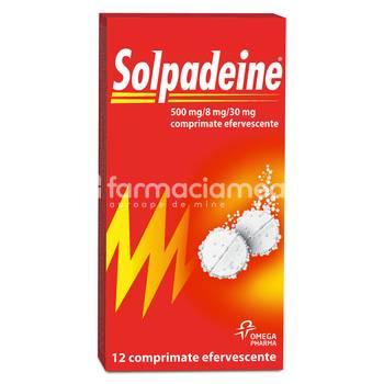 Durere OTC - Solpadeine x 12 comprimate efervescente, farmaciamea.ro