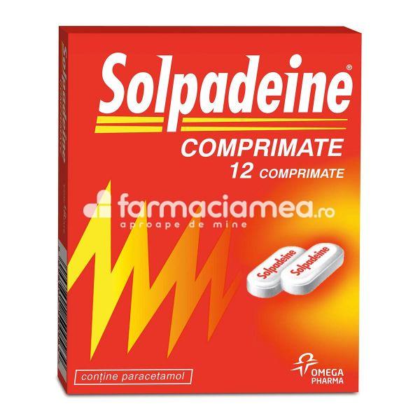 Durere OTC - Solpadeine, 12 comprimate, Omega Pharma, farmaciamea.ro