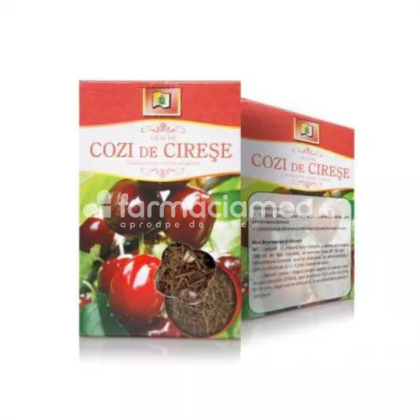Ceaiuri - Ceai Cozi de Cirese, 50grame Stef Mar, farmaciamea.ro