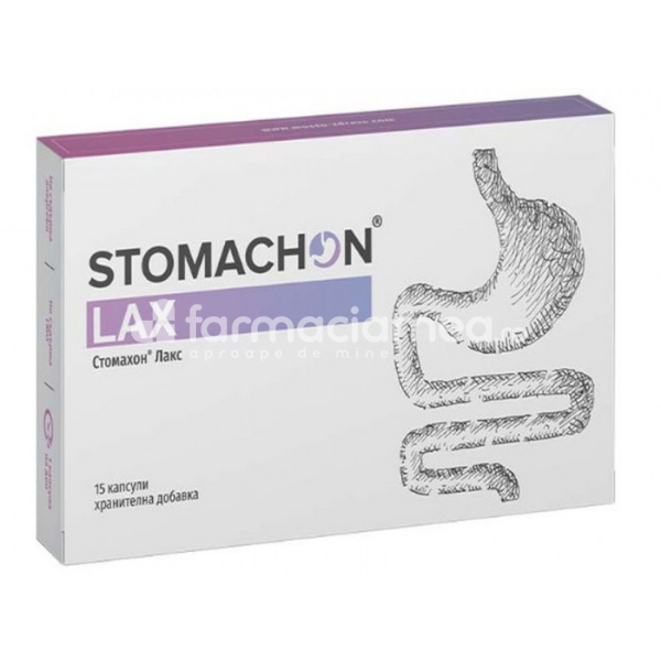 Laxative - Stomachon Lax, 15 capsule, Farma-Derma, farmaciamea.ro