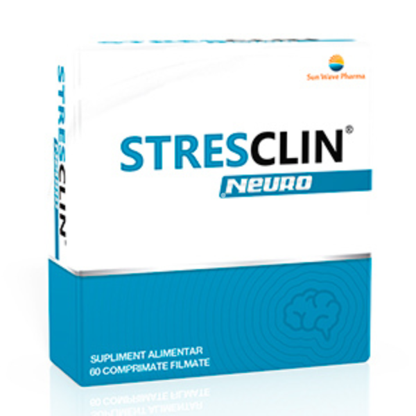 Stres și epuizare - Stresclin neuro, 60 de capsule, Sun Wave Pharma, farmaciamea.ro