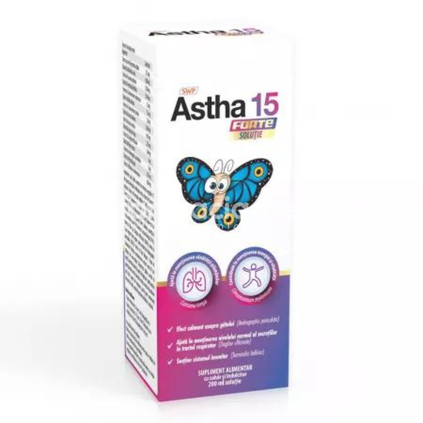 Tuse - Astha 15 Forte Solutie, 200 ml Sun Wave Pharma , farmaciamea.ro