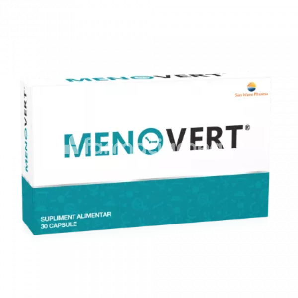 Menopauză - Menovert, 30 capsule Sun Wave Pharma, farmaciamea.ro