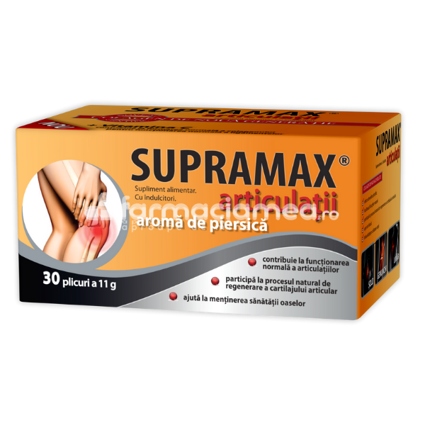 Suplimente articulații - Supramax articulatii piersica, 30 plicuri, Zdrovit, farmaciamea.ro