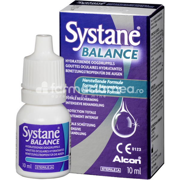 Organe senzitive - Systane Balance picaturi oftalmice, 10 ml Alcon, farmaciamea.ro