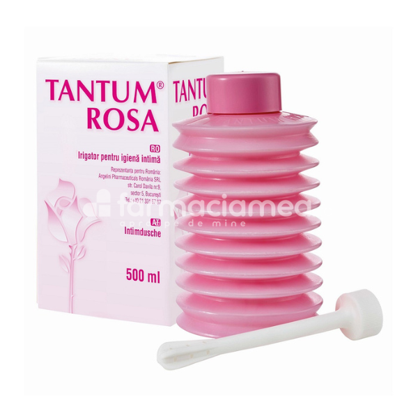 Alte produse ginecologice - Tantum Rosa Irigator 500 ml, Angelini, farmaciamea.ro