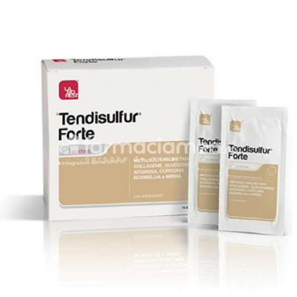 Afecțiuni osteoarticulare şi musculare - Tendisulfur Forte, 14 plicuri, Laborest Italia, farmaciamea.ro