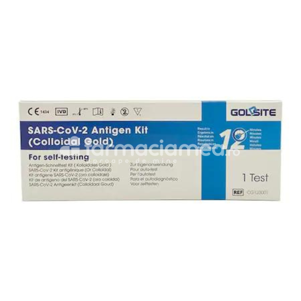 Tehnică medicală - Test Covid Goldsite, farmaciamea.ro