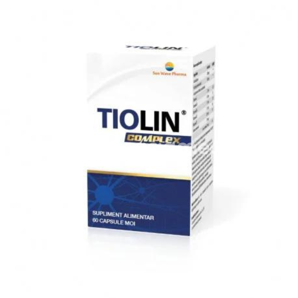Sănătatea sistemului nervos - Tiolin Complex, 60 capsule, Sun Wave Pharma, farmaciamea.ro