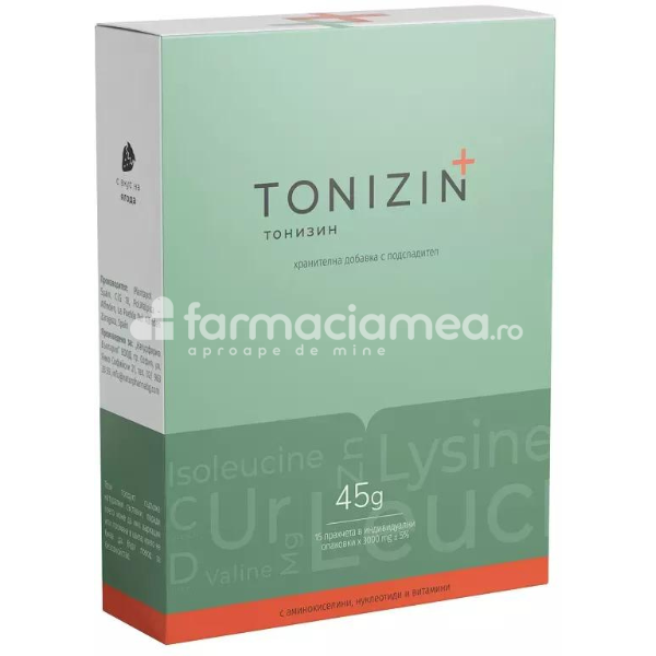 Minerale și vitamine - Tonizin, 15 plicuri, Plantapol, farmaciamea.ro