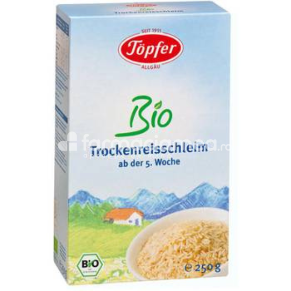 Cereale - Cereale Bio din Orez de la 5 saptamani, 250 g, Topfer, farmaciamea.ro