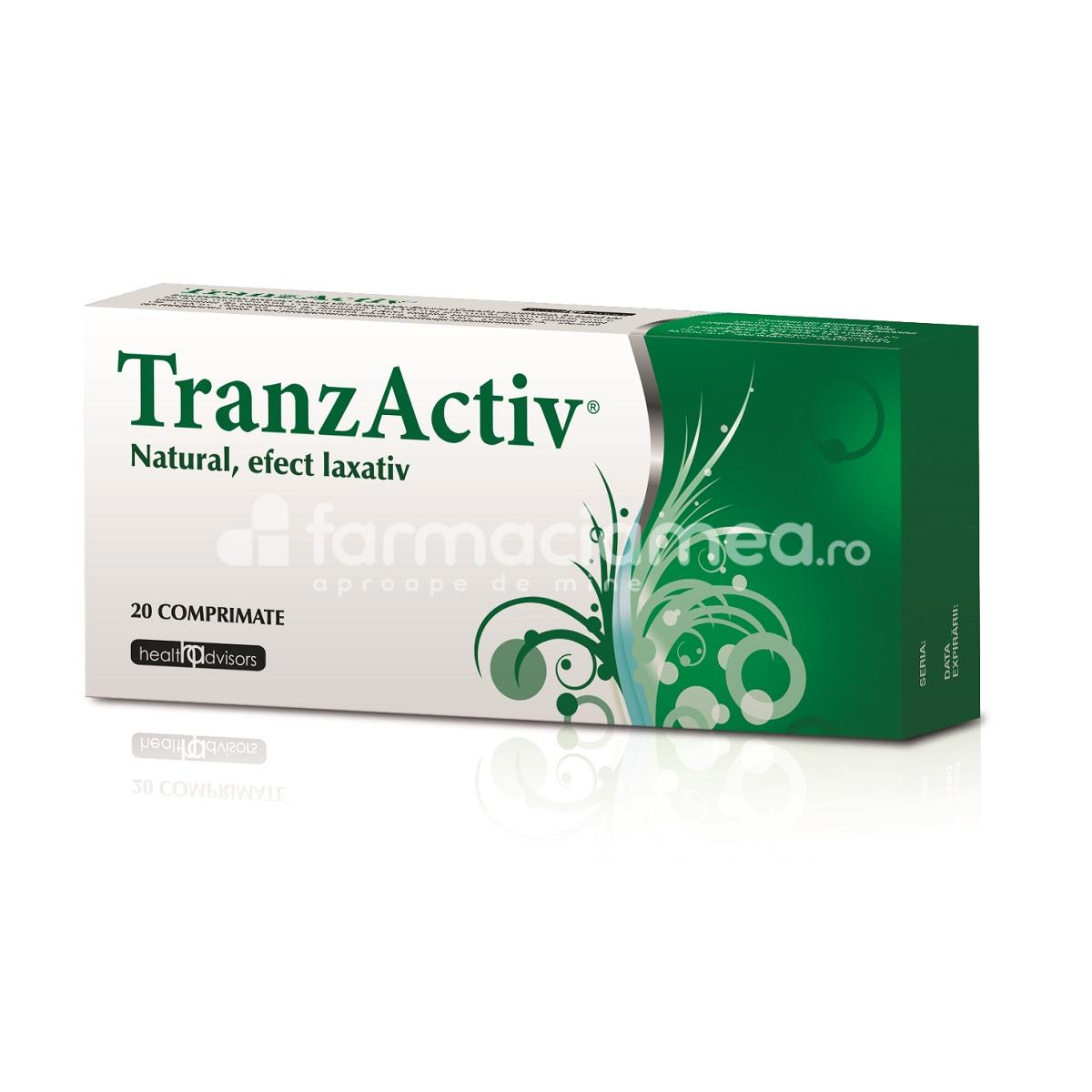 Laxative - Tranzactiv x 20 comprimate, farmaciamea.ro