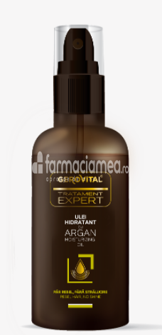 Îngrijire păr - Gerovital Tratament Expert Ulei hidratant cu argan, 100 ml, farmaciamea.ro