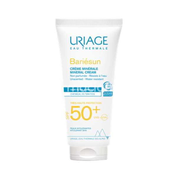 Protecție solară - Uriage Bariesun Crema minerala protectie solara SPF 50+, 100 ml, farmaciamea.ro