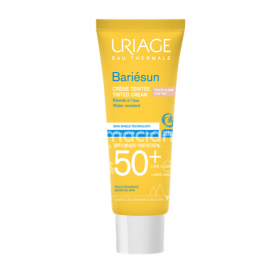 Protecție solară - Uriage Bariesun crema colorata protectie solara SPF 50+, nuanta Fair, 50 ml, farmaciamea.ro
