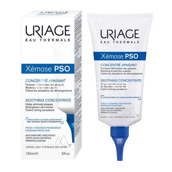 Îngrijire corp - Uriage Xemose PSO crema calmanta concentrata pentru psoriazis, 150 ml, farmaciamea.ro
