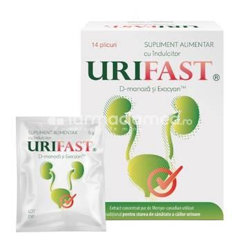 Infecții urinare - Urifast x 14plicuri, farmaciamea.ro