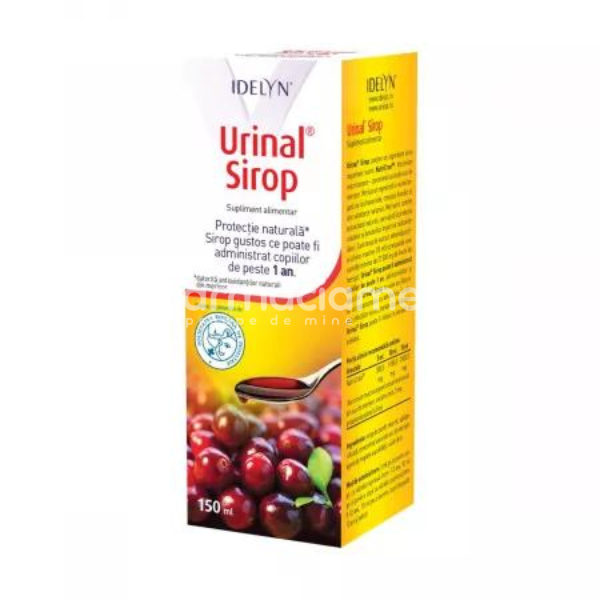 Afecțiuni urogenitale - Urinal Sirop, infecții urinare, 150ml Walmark, farmaciamea.ro