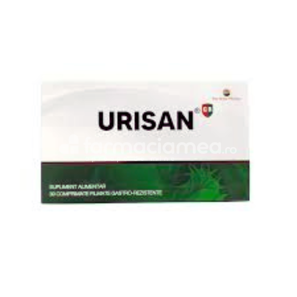 Infecții urinare - Urisan GR, 30 de comprimate, Sun Wave Pharma, farmaciamea.ro