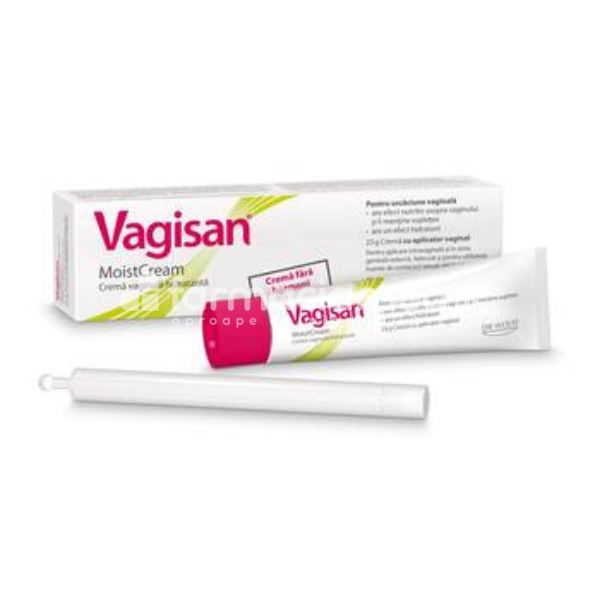 Igienă intimă - Vagisan crema vaginala, 25g, Dr. Wolff, farmaciamea.ro