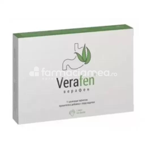 Afecțiuni gastrointestinale - Verafen, 15 comprimate masticabile Naturpharma, farmaciamea.ro