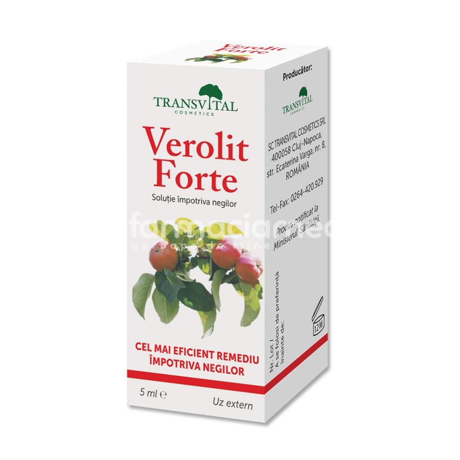Negi și bătături - Verolit forte solutie pentru negi x 5ml, farmaciamea.ro