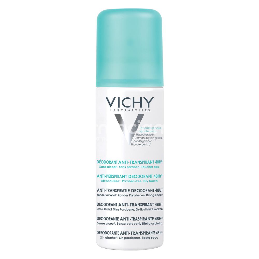 Îngrijire corp - Vichy Deo Antiperspirant spray fara alcool, 125 ml, farmaciamea.ro