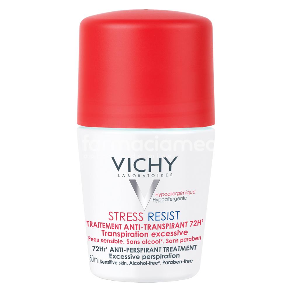 Îngrijire corp - Vichy Deo roll-on Stress resist eficacitate 72h, 50 ml, farmaciamea.ro