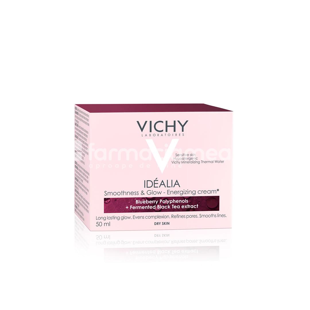 Îngrijire ten - Vichy Idealia crema cu efect de netezire si iluminare pentru pielea uscata, 50 ml, farmaciamea.ro