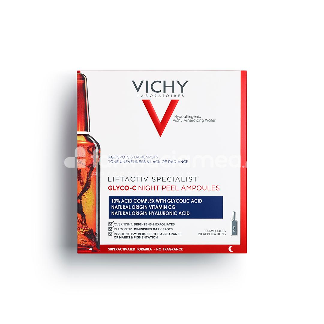 Îngrijire ten - VICHY Liftactiv Specialist Glyco C fiole pentru peeling, 10 fiole, 2ml, farmaciamea.ro