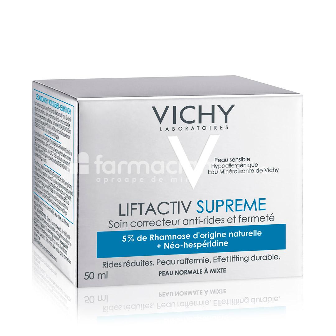 Îngrijire ten - Vichy Liftactiv Supreme crema antirid si fermitate piele normal mixta, 50 ml, farmaciamea.ro