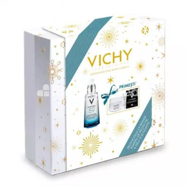 Îngrijire ten - Vichy Pachet Mineral 89 Booster Gel zilnic cu efect de hidratare, fortifiere si reumplere, 50 ml, farmaciamea.ro